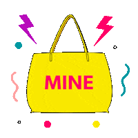 Fashion Bag Sticker by JustFab