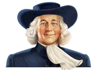 larry quaker Sticker