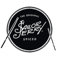 Drumming Black And White Sticker by Sailor Jerry Spiced Rum