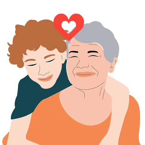 NWJ_Jewellery love happy hug hugging Sticker