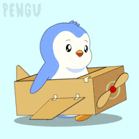 Vibes Running GIF by Pudgy Penguins
