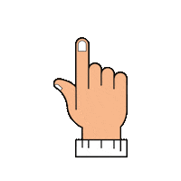Hand Click Sticker by zangra