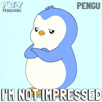 Angry Yeah Right GIF by Pudgy Penguins