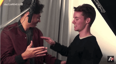 Hug It Out Miss You GIF by AwesomenessTV