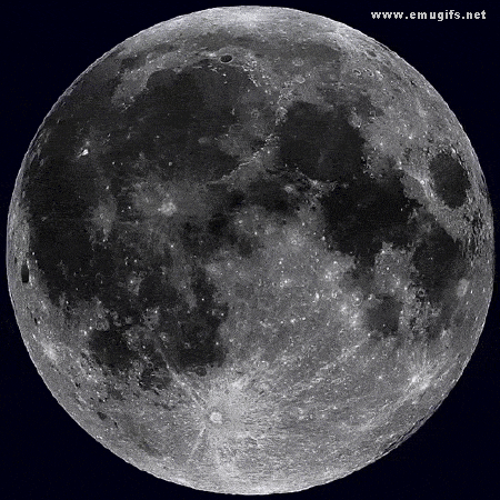 Emugifs giphyupload space moon nasa GIF