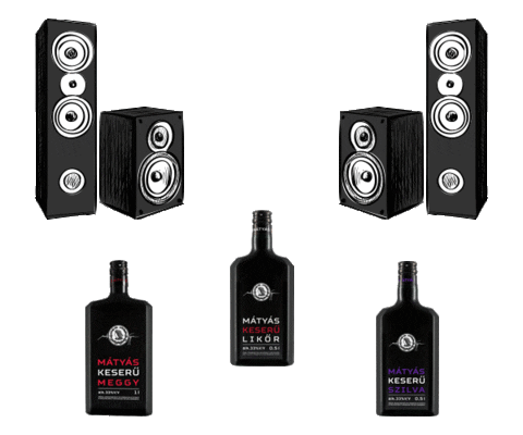 Party Drink Sticker by Mátyás Keserű