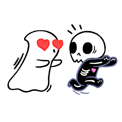 run come Sticker by The Valentines