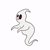 SammyWardDraws crazy ghost spinning hypnotic GIF