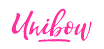 pink logo Sticker by UnibowStore