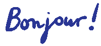 Bonjour Sticker