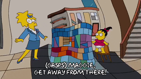 Happy Maggie Simpson GIF by The Simpsons