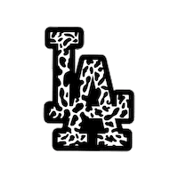 I Love La Los Angeles Sticker by Blkchetah