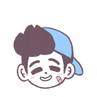 tough guy thank you Sticker by MAMOBOT