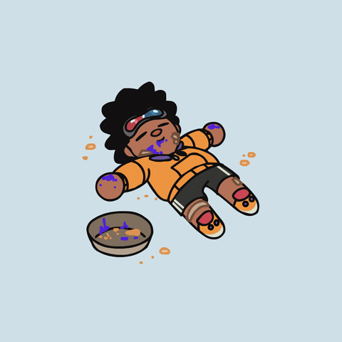 savages_io giphyupload sleepy pie savage GIF