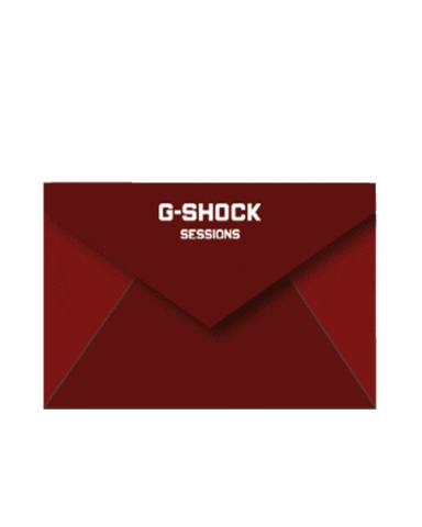 CASIOUK letter casio nevergiveup gshock Sticker