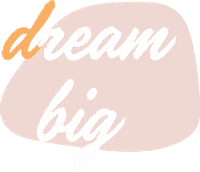 Dream Big Pop Up Sticker by Girl Tribe Co.