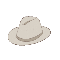 tabithaemma fashion hat tabithaemma Sticker