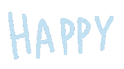 Happy Text Sticker by Sara Maese