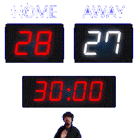 27 Away Sticker