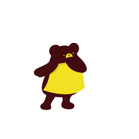 countryandstream giphyupload bear くま くまさん Sticker