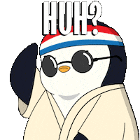 Question Mark What Sticker by Pudgy Penguins