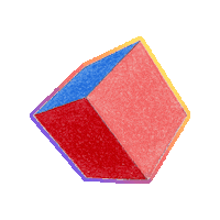 Cube Plato Sticker