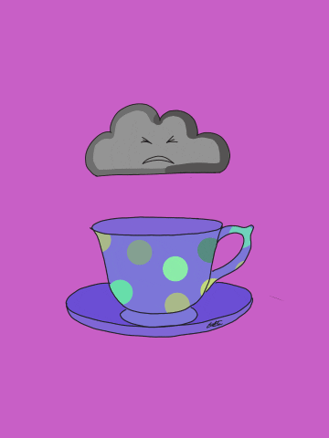 Angry Tea Cup GIF
