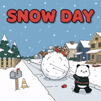 Snow Day Holiday Season GIF by Kanpai Pandas
