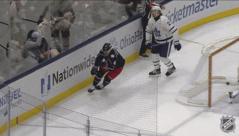 Happy Columbus Blue Jackets GIF by NHL