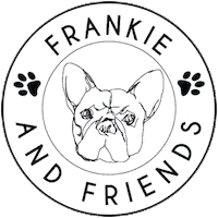 frankieandfriends frenchie french bulldog frankie frankie and friends Sticker