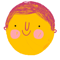 Face Love Sticker by Linzie Hunter