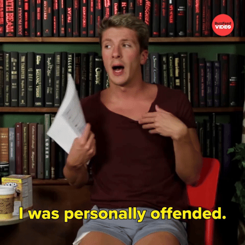 I Was Personally Offended