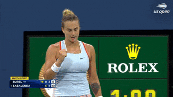 Sabalenka Celebrates Quietly