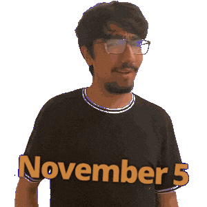 5Th Of November Sticker