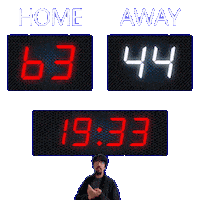 44 Away Sticker