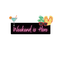 Friday Weekend Sticker by Shaunak Bale