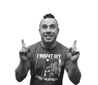 swipe up black and white Sticker by Atreyu