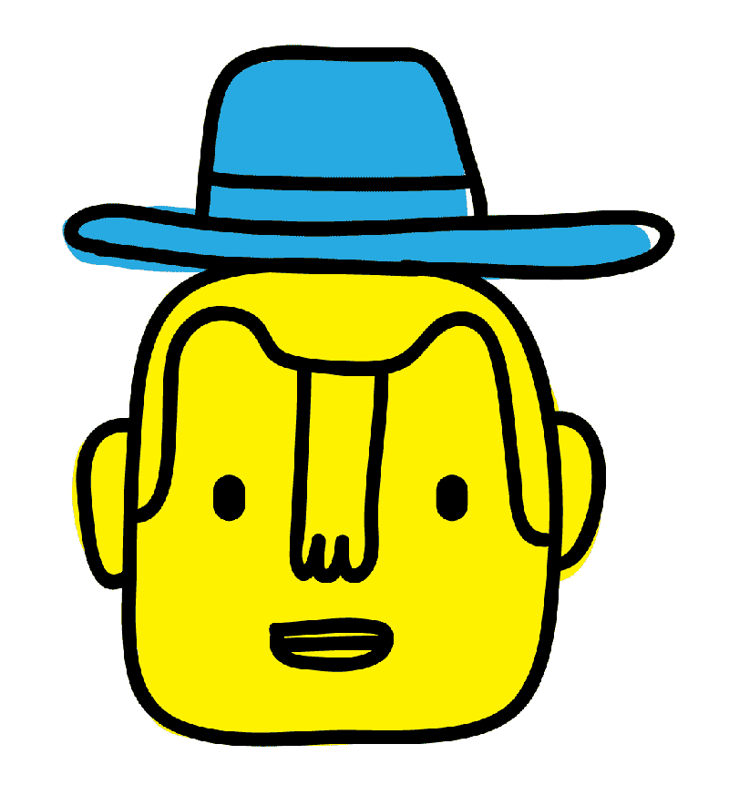 smile Sticker by Gabo Lara