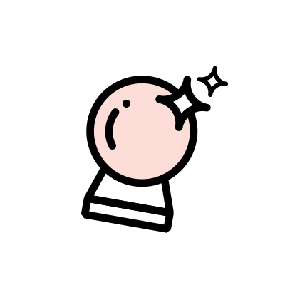 Crystal Ball Sticker by Cosmopolitan