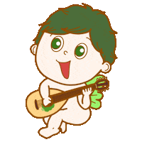 音楽 Mandolin Sticker