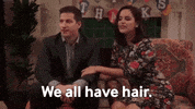 Awkward Hair GIF by Brooklyn Nine-Nine
