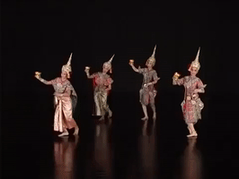 thailand thai dance thai classical dance lum thai GIF