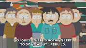 crowd talking GIF by South Park 