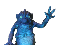 Roxxy__Roxx_ waving evil stop motion stopmotion Sticker