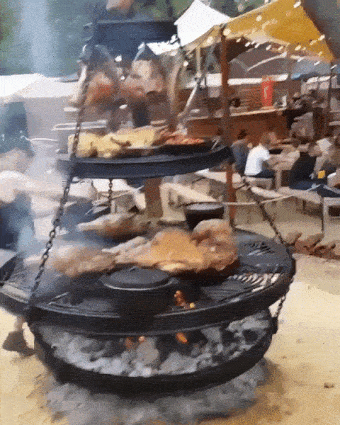 meat grill GIF by Gifs Lab