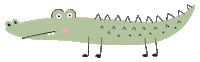 Coco Crocodile Sticker