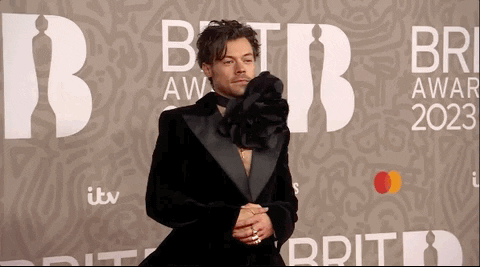 Harry Styles Brits GIF by BRIT Awards