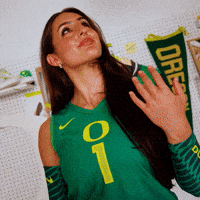 Oregon Duck Volleyball GIF by GoDucks