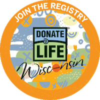 Donate Life Blood Donor Sticker by Versiti Blood Centers