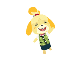 aceacissej animal crossing ac animalcrossing isabelle Sticker